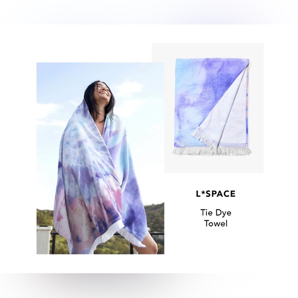 *NWOT* L*Space Tie-Dye Towel - Picture 5 of 9